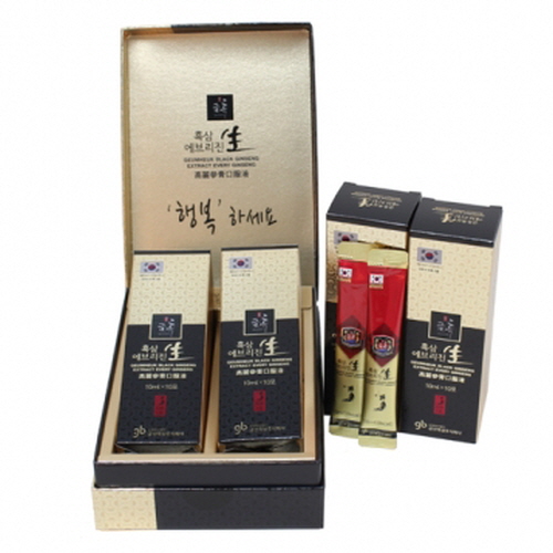 금산흑삼주식회사 금흑 흑삼에브리 진생 10ml 20포 : 순수자연건강