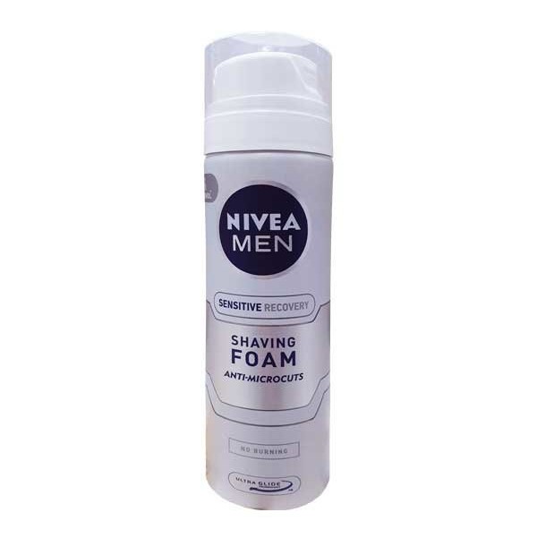 니베아 맨 센서티브 리커버리 쉐이빙 폼 200ml/니베아 센스티브 쉐이빙 트러블 케어 : 장원365유통