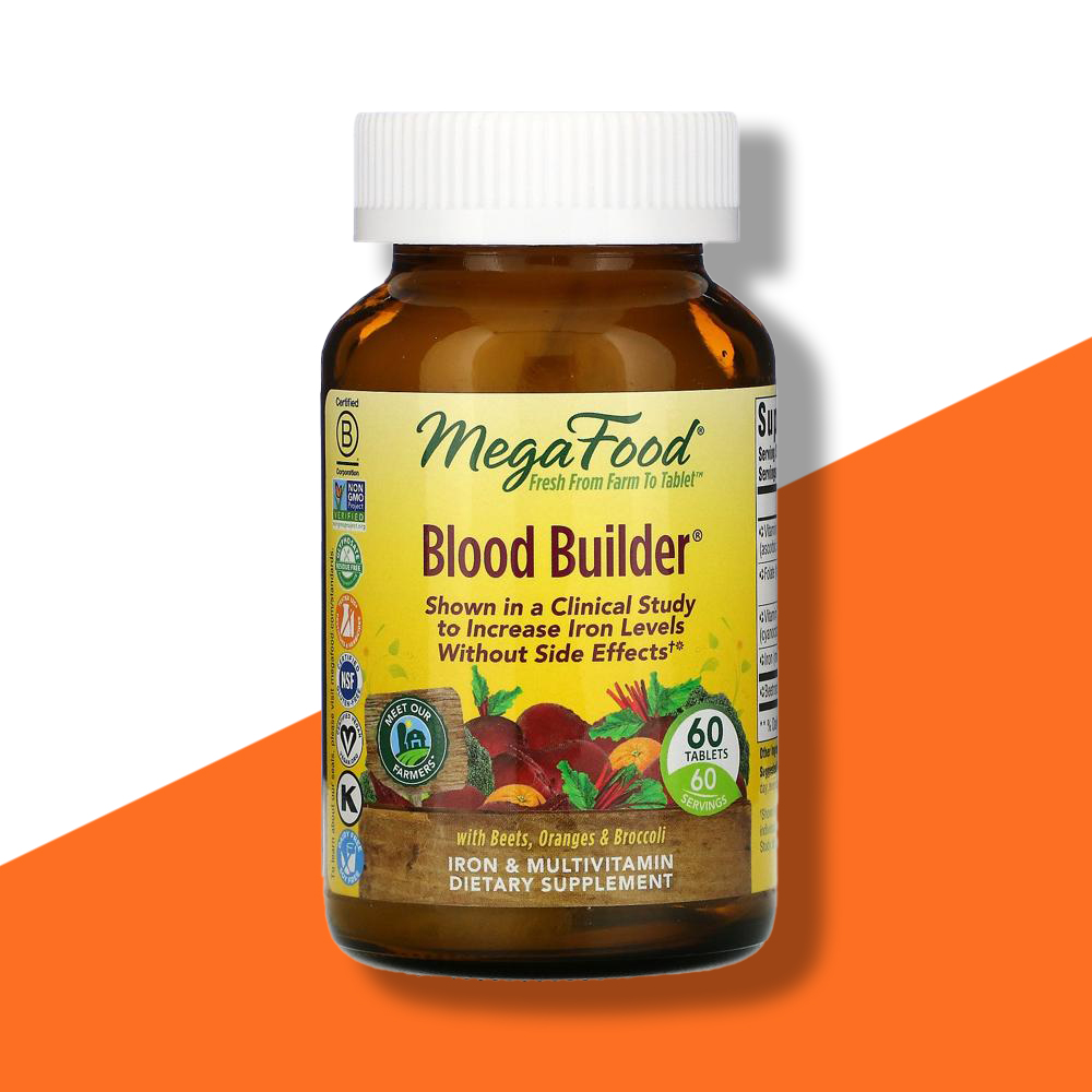 메가푸드 철분 26mg Blood Builder 60정 테블렛 : 요하이몰