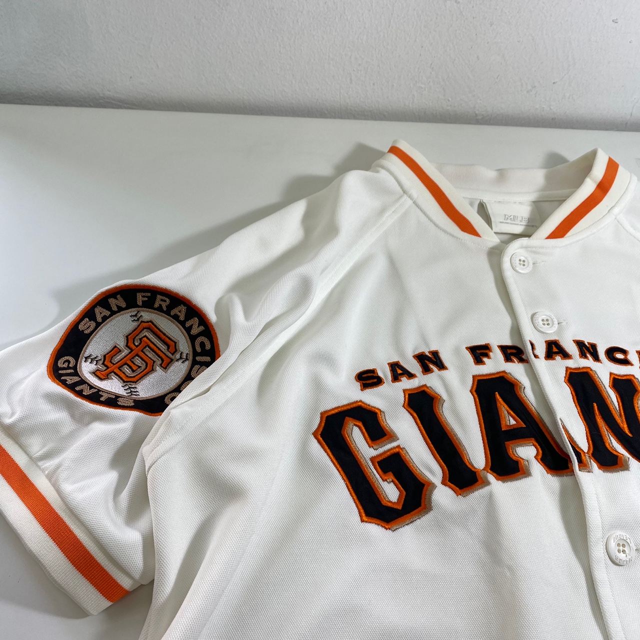 110 MLB 화이트 샌프란시스코 자이언츠 야구져지 : 빈티지까리