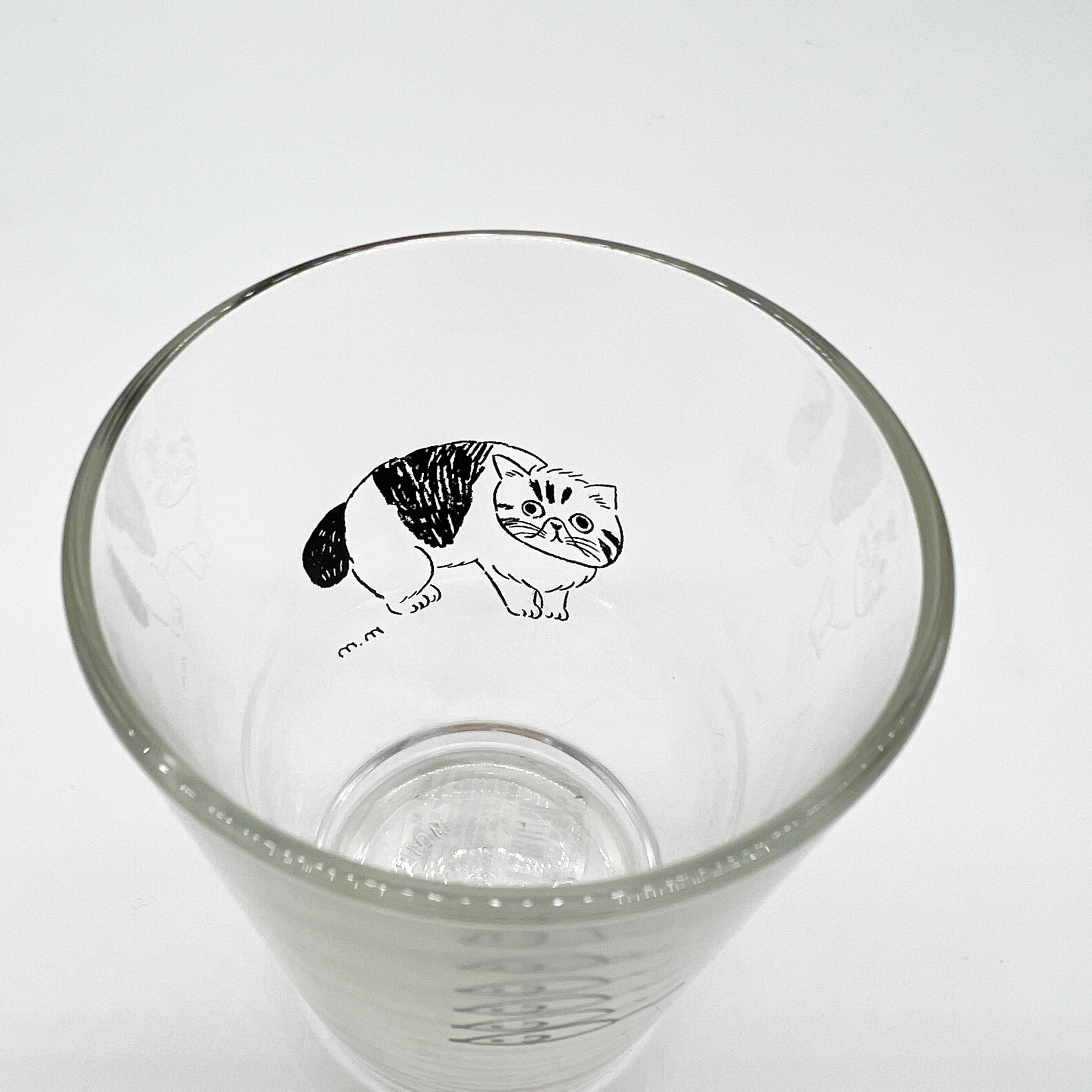 MINI GLASS CUP W/CAT D : 꽁떼르씨엘