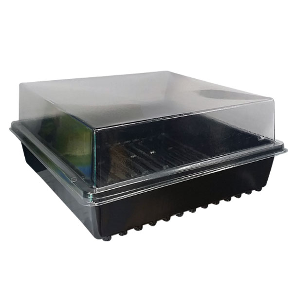 베이스하프돔트레이 연결포트 흰색 검정 모종트레이 모종판 새싹재배기 물받이 (tray) : 참쉬운수경재배