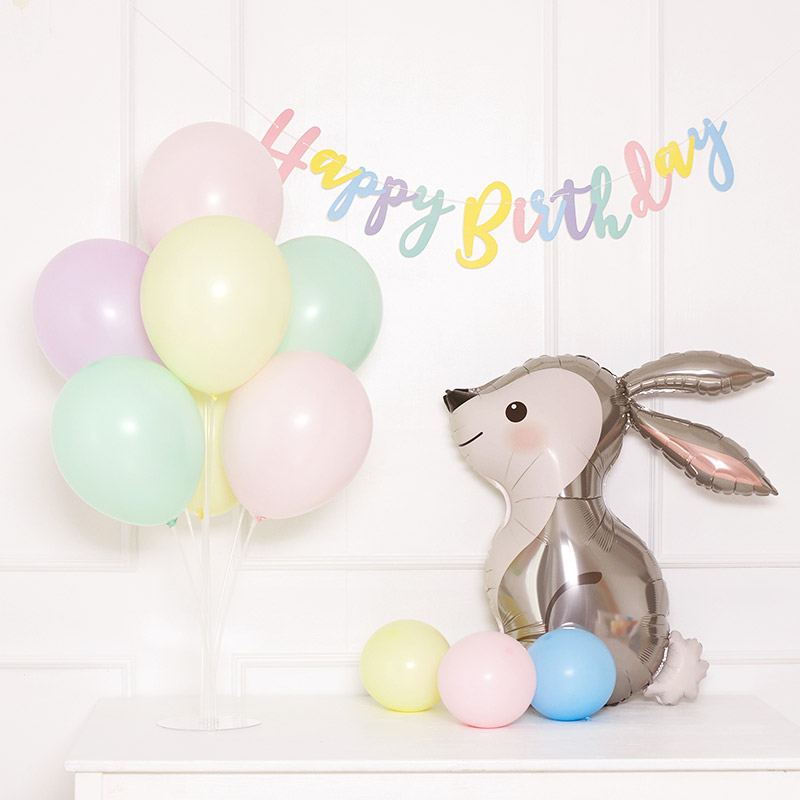 풍선스탠드 생일패키지 [아기토끼] : 조이파티 스타필드수원점