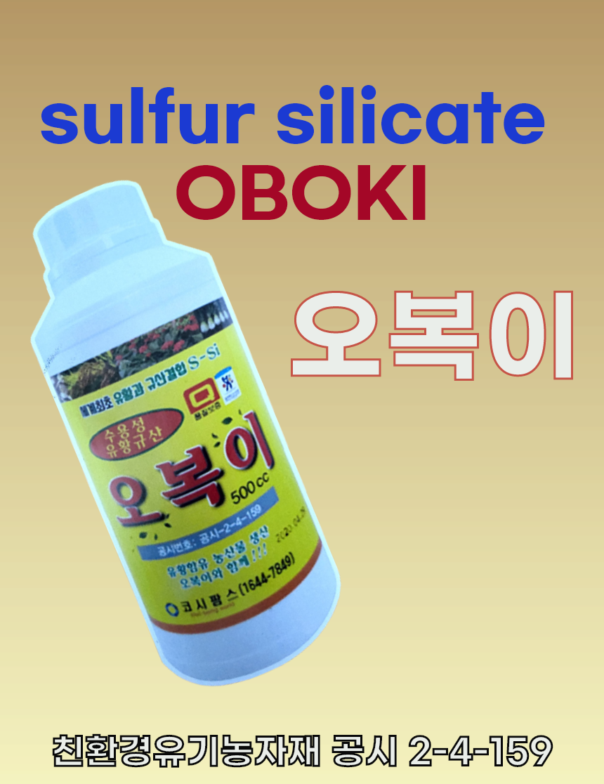 오복이 500ml 유황규산 식물영양제 탄저병 무름병 흰가루병 약 코시팜스 : 파밍스토리