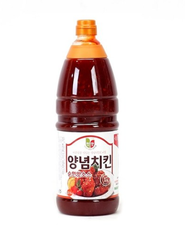 청우 치킨소스 순한맛 2.1kg (유통기한 10월 19일) : 식자재민족