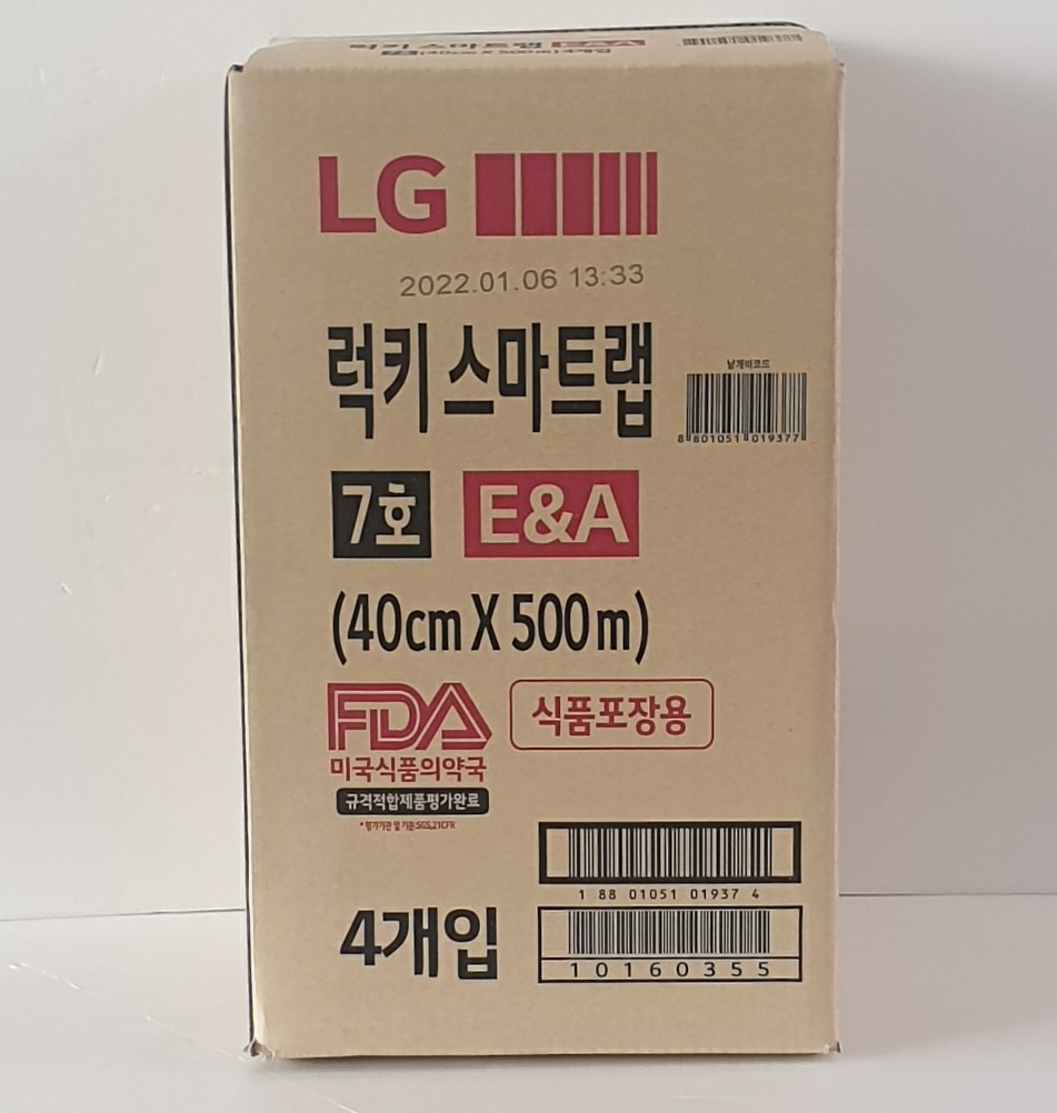 LG 럭키 스마트랩7호 (40cm x 500) 4개 : 일품식자재마트