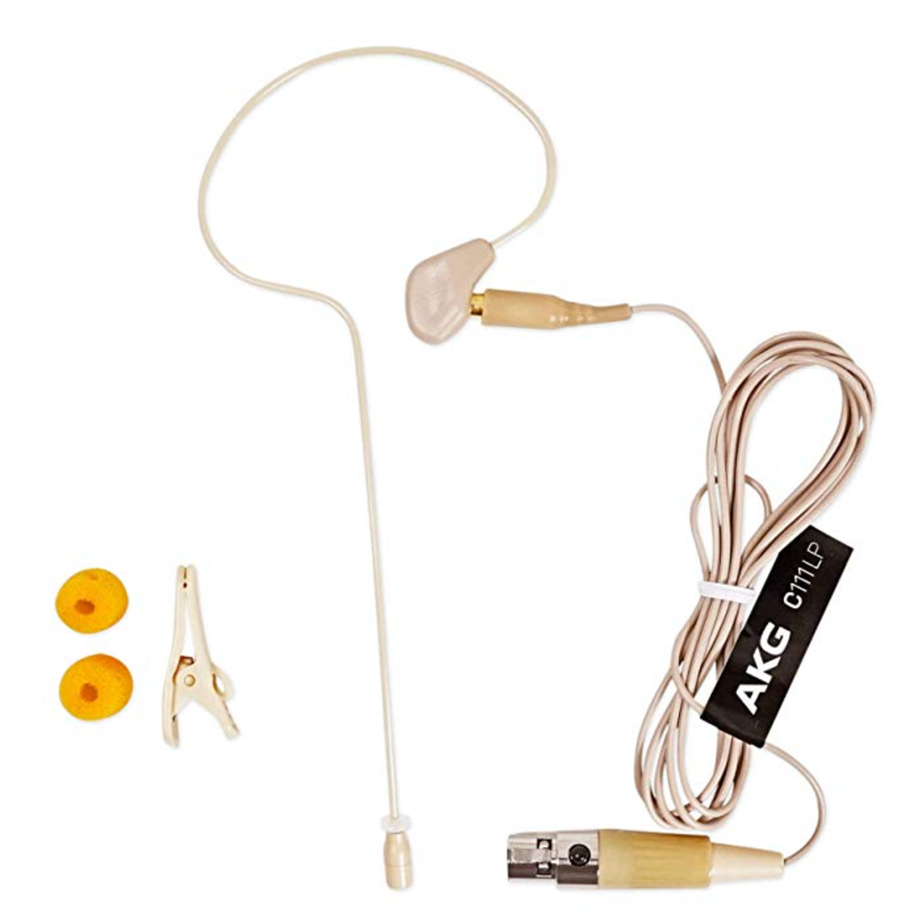 AKG C111 LP 헤드원 이어후크 마이크 (이어셋마이크, 무선마이크, 초경량) : 케이앤에스미디어