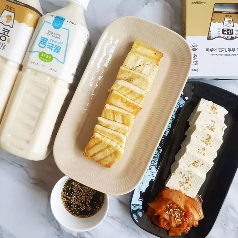 하루에한모 댐양소 100% 국산 수제두부 초당순두부 콩국물 단품 및 세트 골라담기 : 요기서알았어-YoR