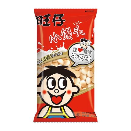 자매 중국식품 왕왕 왕자이 우유과자 쇼만터우 왕자과자 210g : 자매중국식품