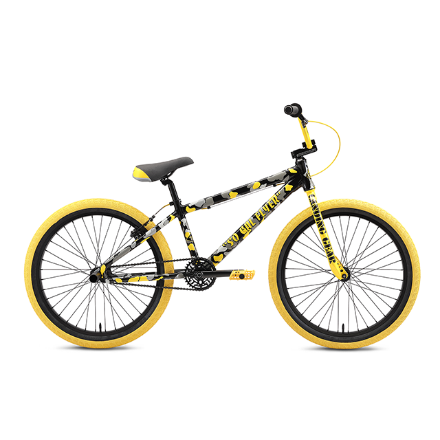 [SE BIKES] 24인치 써칼 플라이어 크루저 BMX / 윌리바이크 (옐로우 카모) : 원웨이바이크