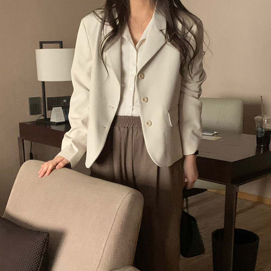 컴히얼 보그 자켓 - 2color : 비비에블랑