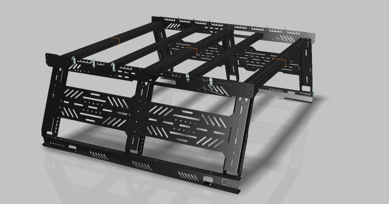 스틸랙 픽업트럭 배드랙 롤바 시스템랙 카고랙  루프탑랙 TOP RACK : 엠와이디