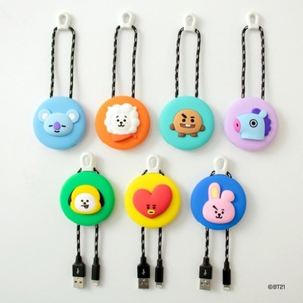 BT21 캐릭터 키링 케이블 C타입 : 디앤와이인터내셔널