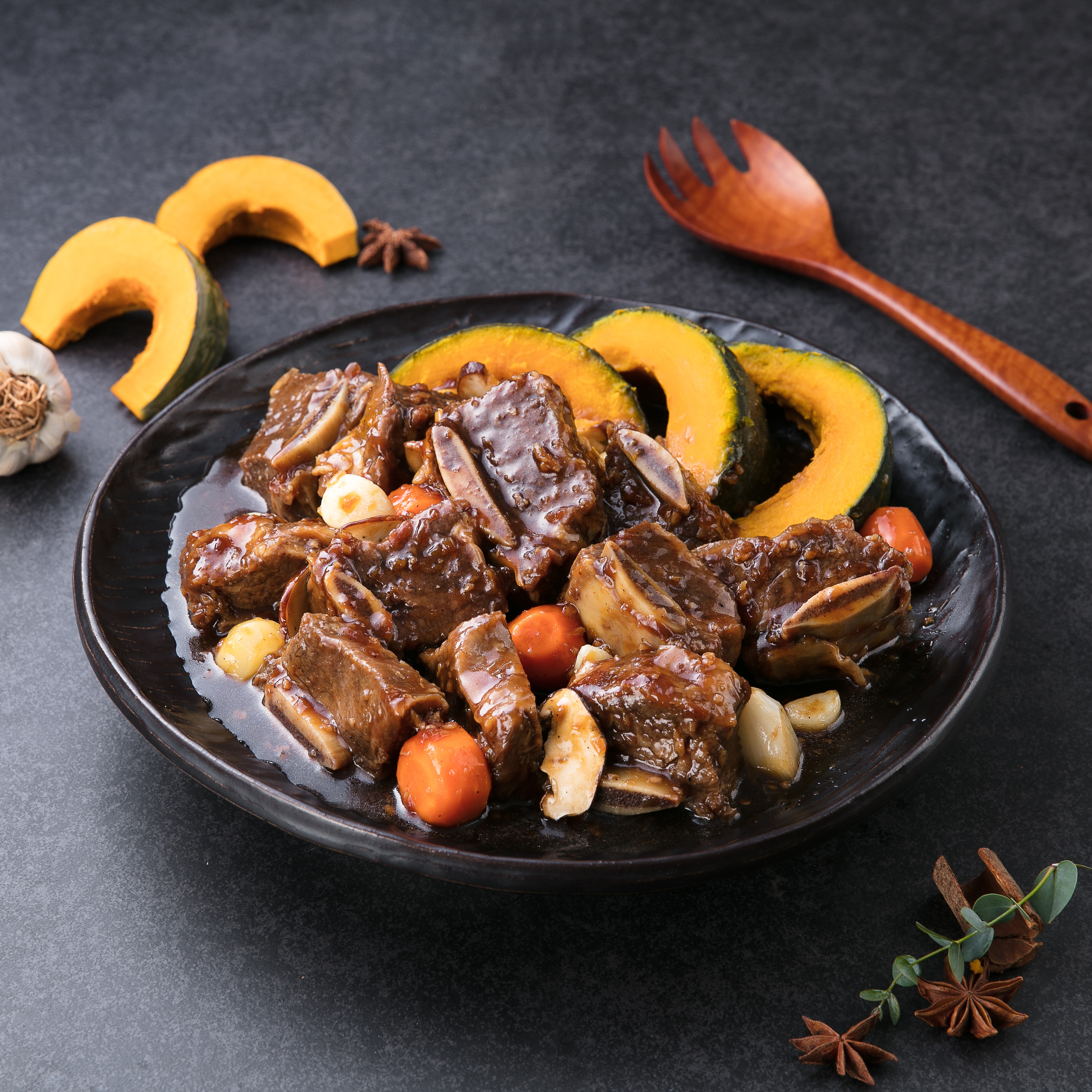 복선당 단호박 소갈비찜 밀키트 1480g : 복선당