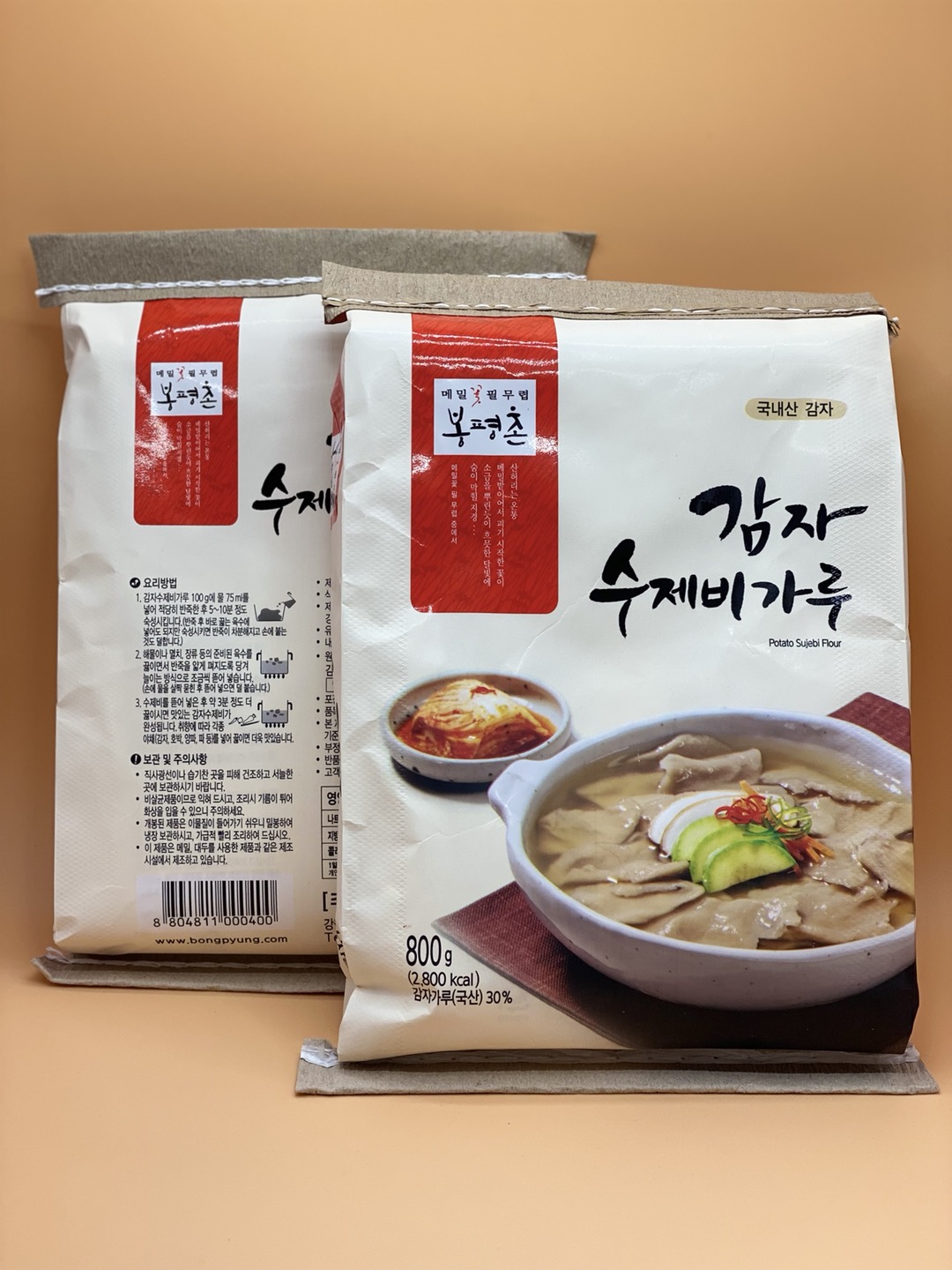 국내산 봉평촌 감자전분 감자수제비 800g (감자가루30%) : 평창군 행복장터