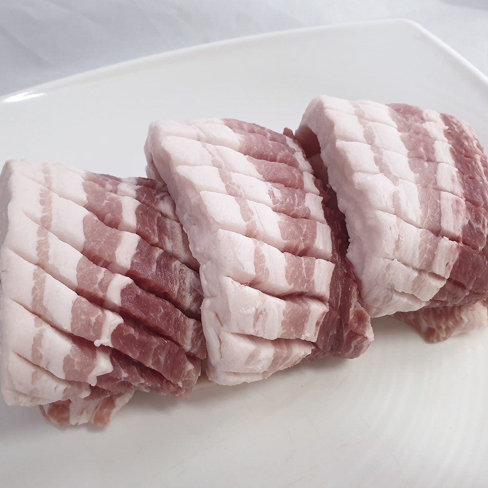 벌집삼겹살 400g 생삼겹살 칼집삼겹살 국내산 한돈 : 삼형제고기