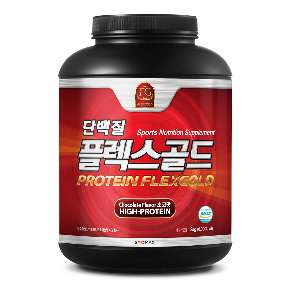 스포맥스 플렉스골드 유청단백질프로틴 쉐이크파우더보충제 2kg : 더행복한생활건강