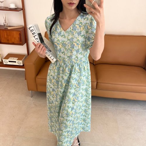[제이0]코코츠 플라워 원피스 : 제이0