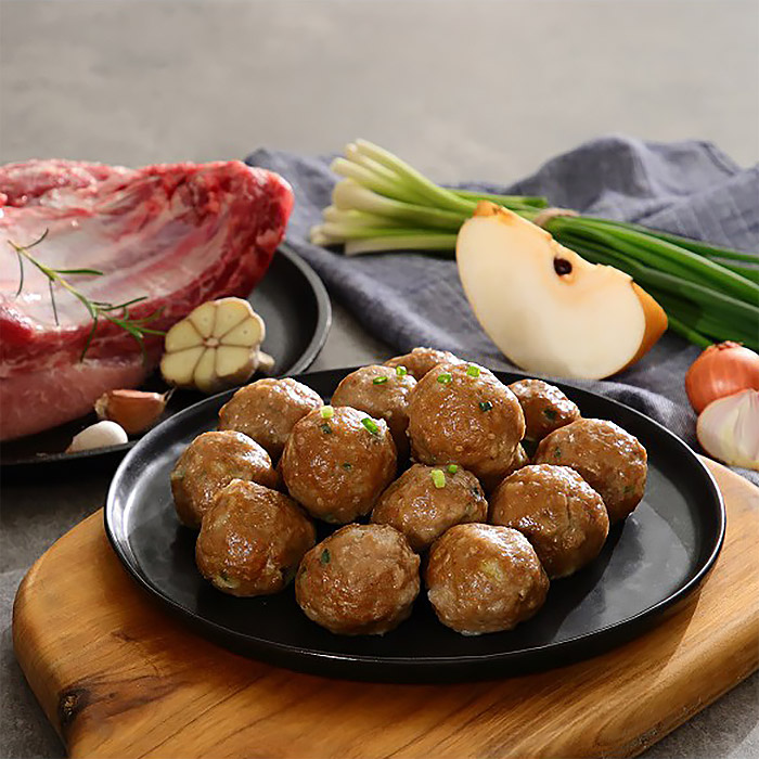 북촌손만두 굴림만두 갈비 1kg : 이브로
