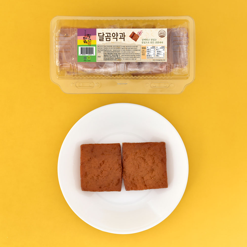 달콤 고소한 전통약과 달곰약과 7개입 315g 개별포장 : 럭키가든
