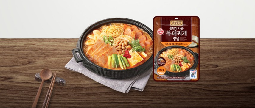 오뚜기 오늘밥상 송탄식사골 부대찌개양념 110g : 오뚜기mall