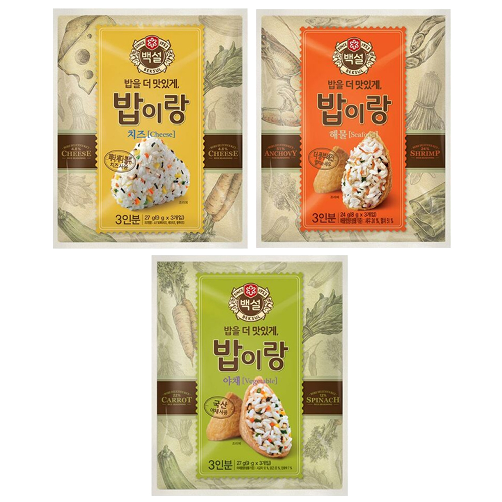 백설 밥이랑 해물 24g x 3개 : 에스플러스마켓