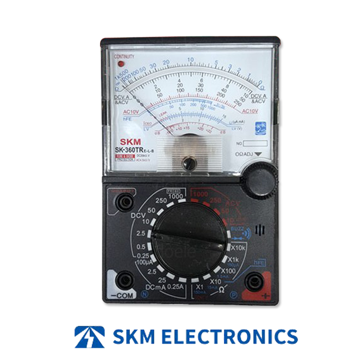 SKM 아날로그 멀티 테스터기 SK-360TR : 엠케이몰샵