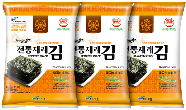 해사랑 전통재래김 구이김 조미김 전장김 20g x 8봉 : 주식회사 빛담
