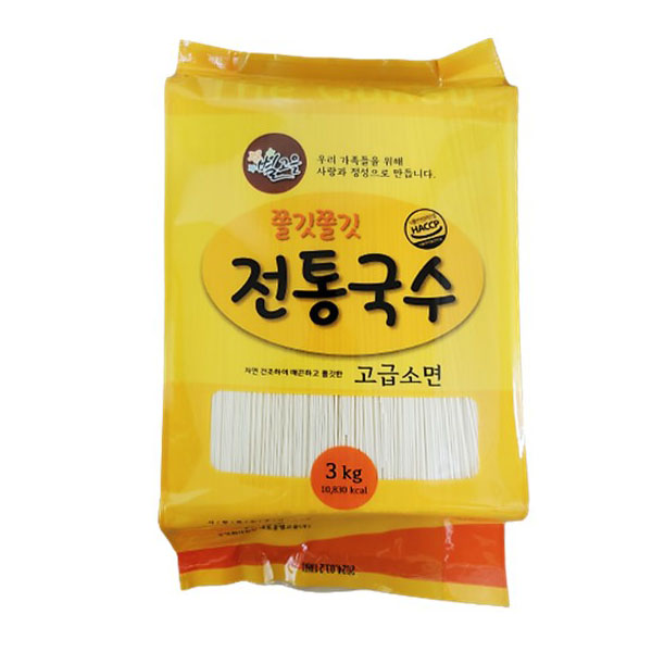 별고을 전통국수 소면 3k : 와이엘마켓