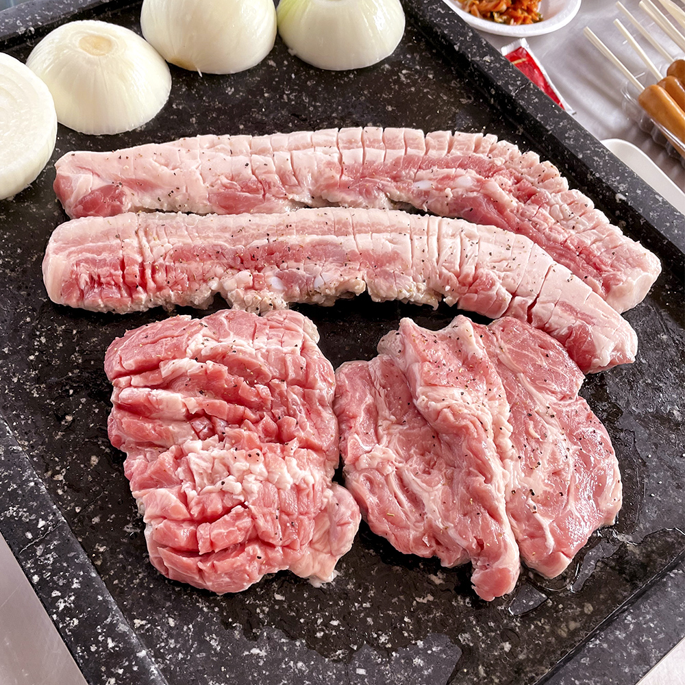 벌집삼겹살 400g 생삼겹살 칼집삼겹살 국내산 한돈 : 삼형제고기