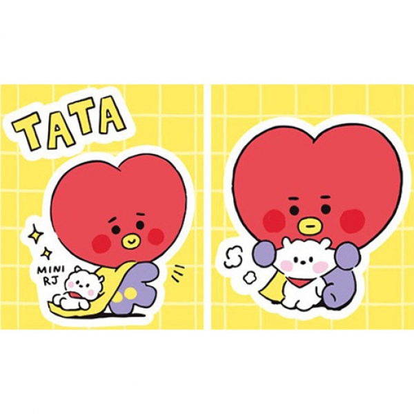 BT21 방탄 BTS 라인 굿즈 버디 타타 2종 데코스티커 보석십자수 : 다살꾸야