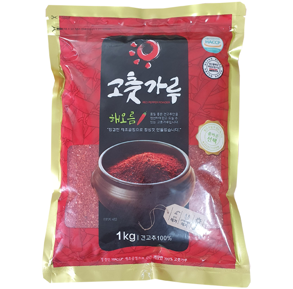 해오름 중국산 굵은 고추가루 5kg : 다다라이프