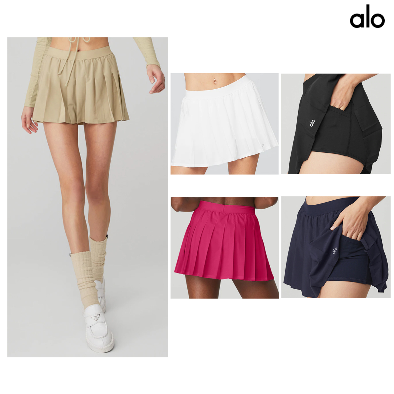 ALO YOGA 알로 테니스 스커트 : NEWYORKJINI
