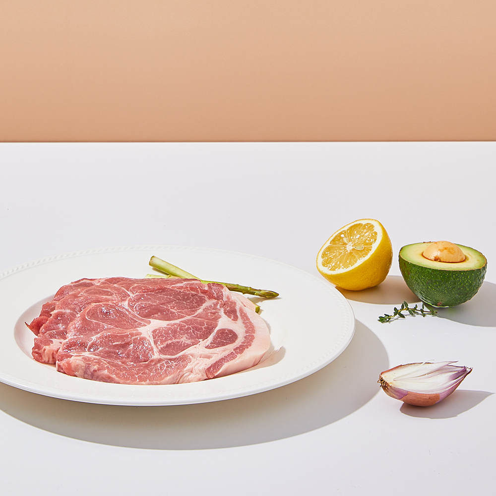 국내산 돼지고기 한돈 목살 500g : 친절정육점