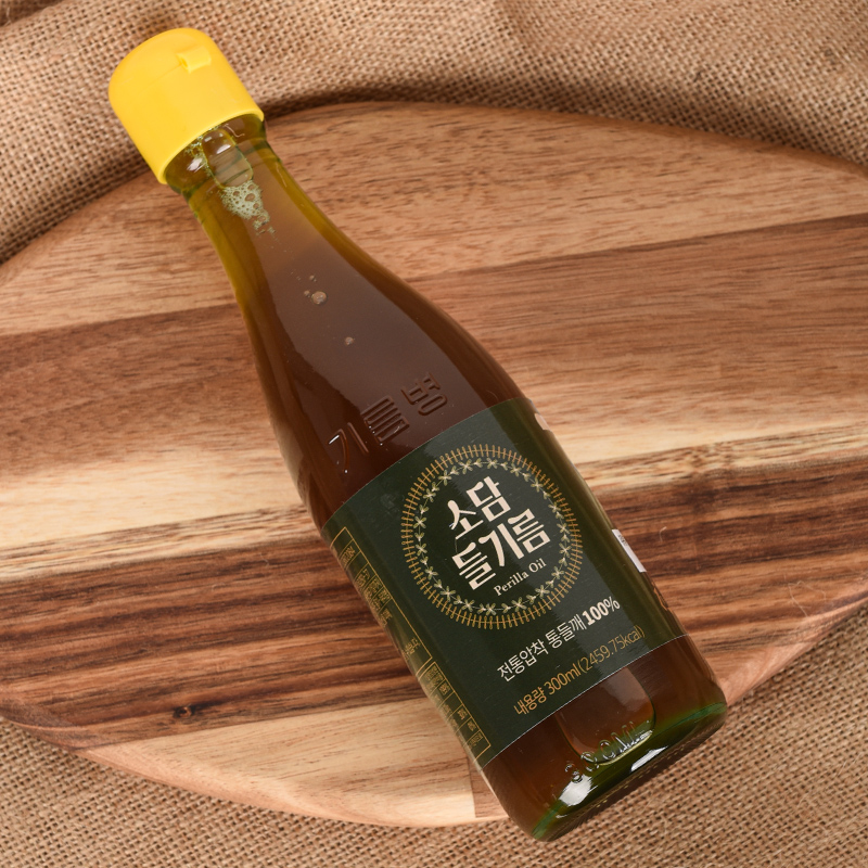 통참깨 100%! 고소한 전통압착 소담 참기름 300ml+300ml : DJU더블제이유