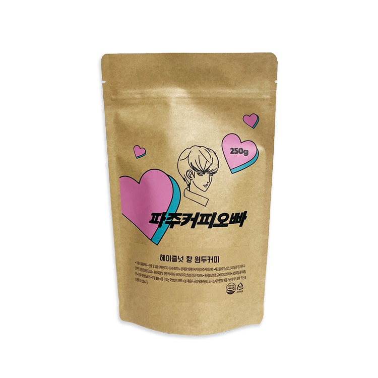 파주커피오빠 헤이즐넛 향 원두커피 250g : 파주커피오빠