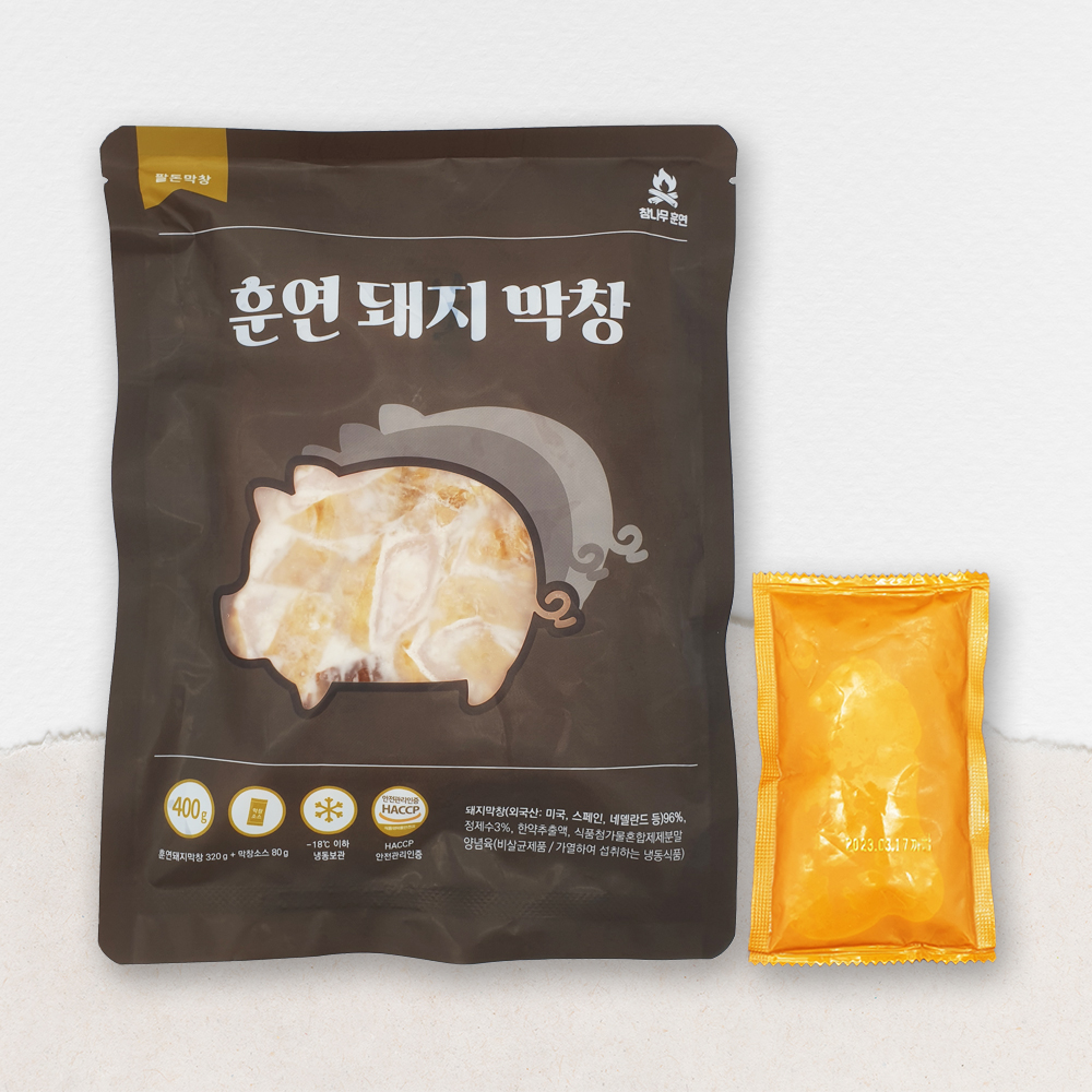 팔돈 훈연돼지막창 400g 1팩 : 123홈푸드