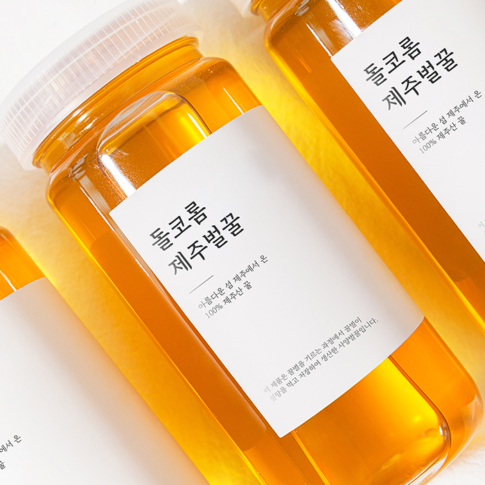 제주산 100% 대용량 돌코롬 벌꿀 답례품 -답례품 꿀 결혼 돌 결혼식 돌잔치 조문 칠순 화답 : 화답 답례품