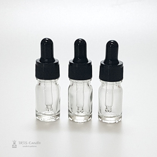 투명 스포이드 용기 10ml / 유리용기 카페데코소품/ 방산시장 아이리스캔들 향수재료 룸스프레이 미스트만들기재료 : 아이리스캔들