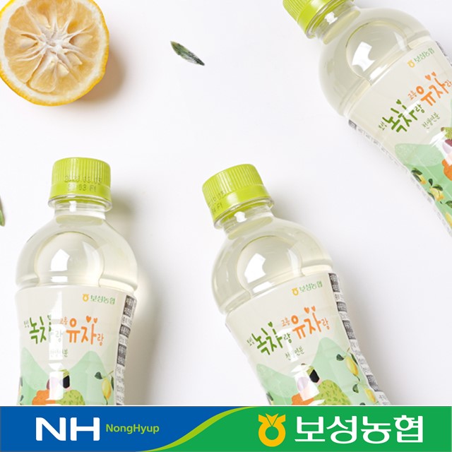 녹차랑유자랑 사무실 패트 혼합음료 340ml x 20개입 (녹차유자음료수) : 보성농협 녹차밭이야기
