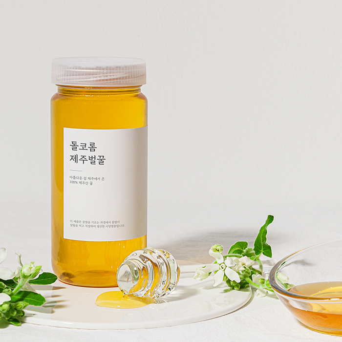 제주산 100% 대용량 돌코롬 벌꿀 답례품 -답례품 꿀 결혼 돌 결혼식 돌잔치 조문 칠순 화답 : 화답 답례품