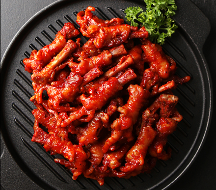매운 숯불 음식 맛집 튤립닭발 300g 팩 장미닭발 밀키트 5팩 : 장미포차