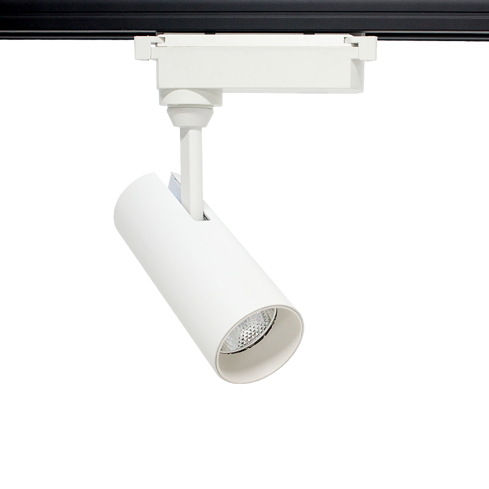 더쎈 LED COB 레일 스포트 10W 백색 집중형 각도조절 포인트조명 의류매장 카페 : 일월조명