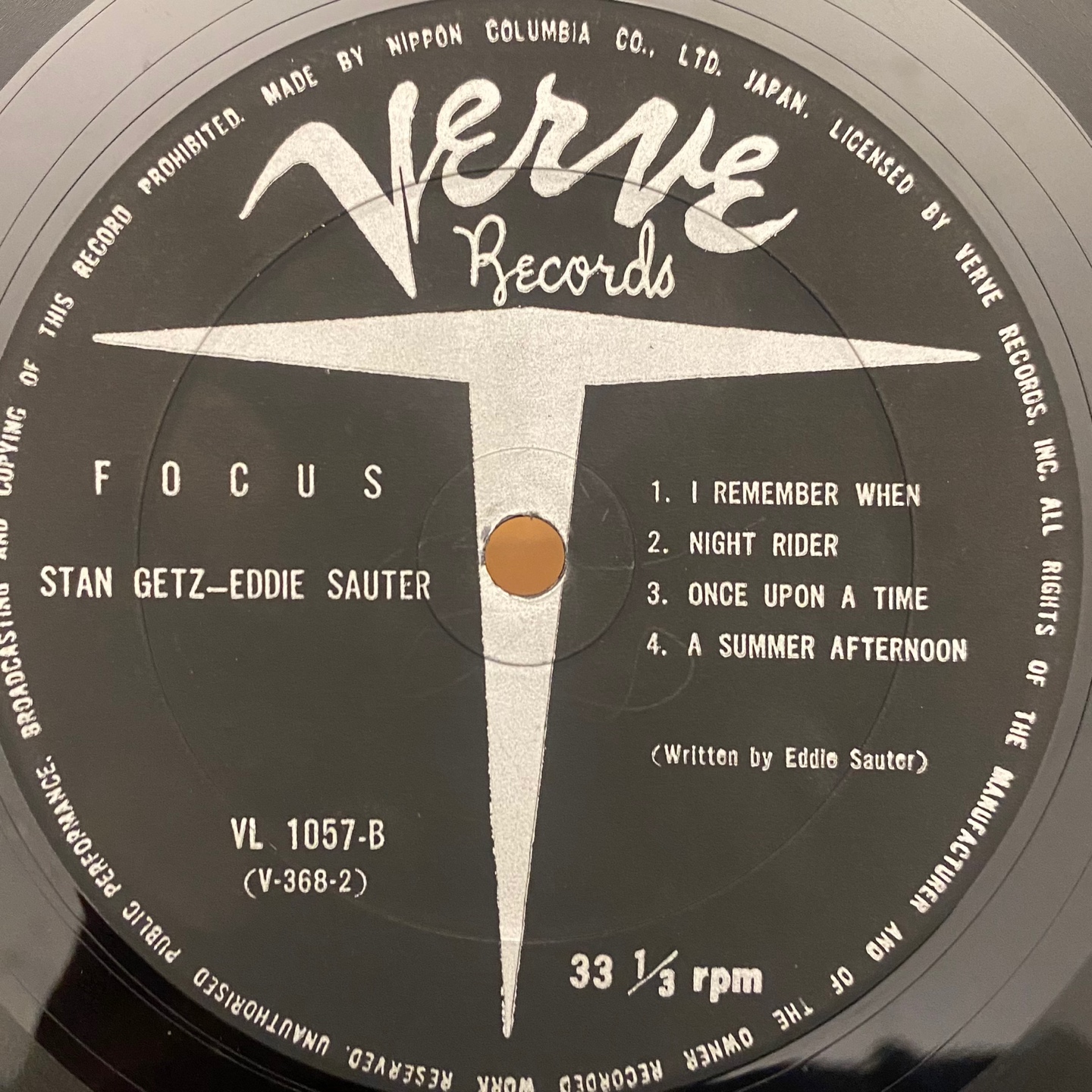 Stan Getz, Eddie Sauter - Focus (VERVE) (VL1057) : 인터플레이 레코드 샵