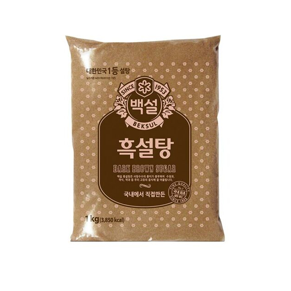 백설 흑설탕 1kg x 8개 : 에스플러스마켓
