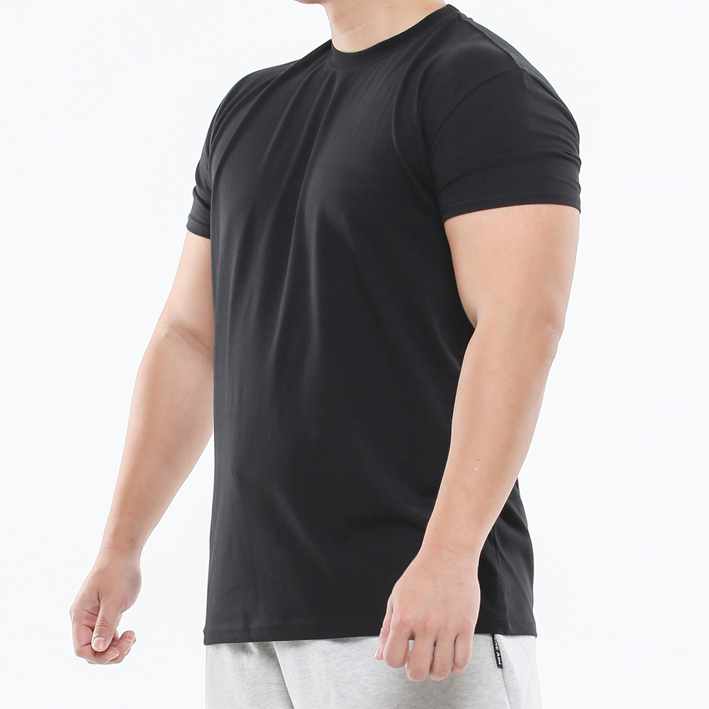 원에임 무지 머슬핏 반팔 v2 헬창옷 남자 헬스티셔츠 : 원에임