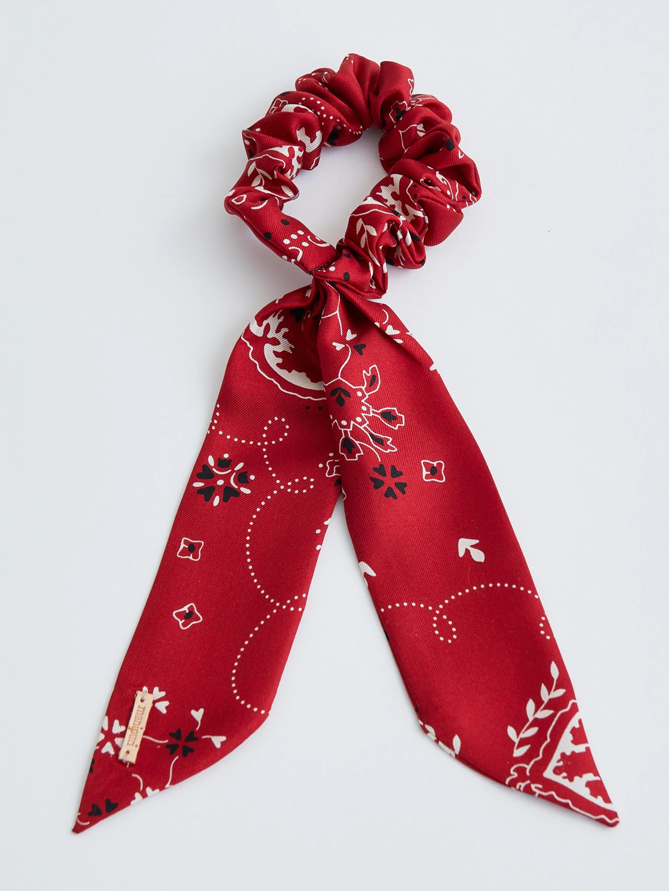 [manipuri] 22SS 마니푸리 실크 스카프 리본 슈슈(4종) SCARF RIBBON SCRUNCHIE : 보부상상점