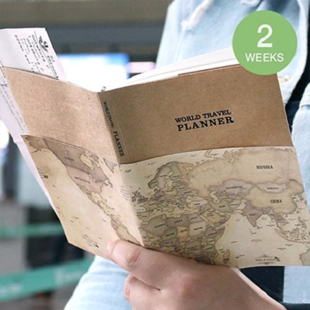 인디고 인디맵 월드트래블플래너 2주, 트래블 노트, 여행노트 : 걸리버의 여행가게