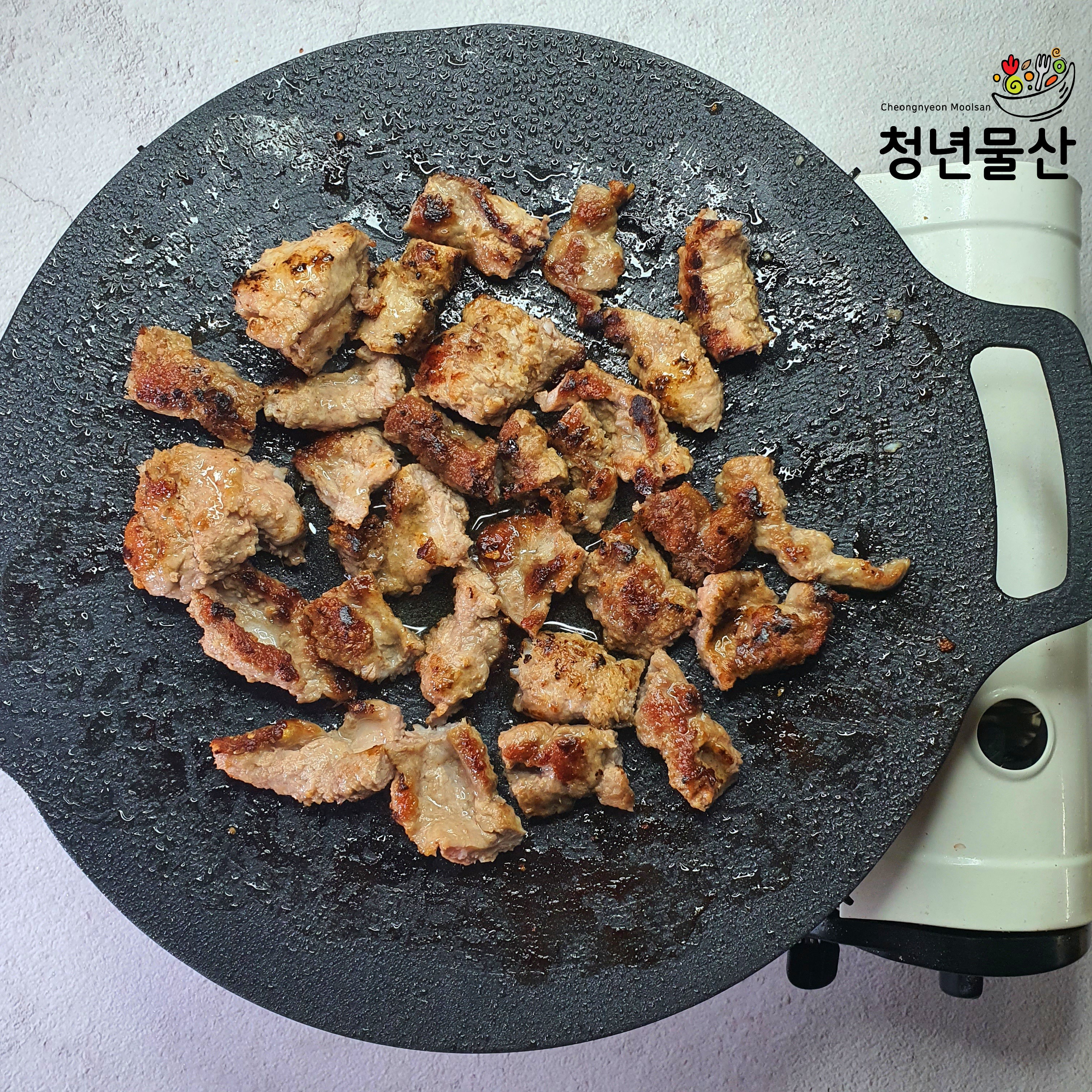 1kg 청년물산 돼지 삼겹오돌뼈 삼겹오돌갈비 오도독살 : 청년물산