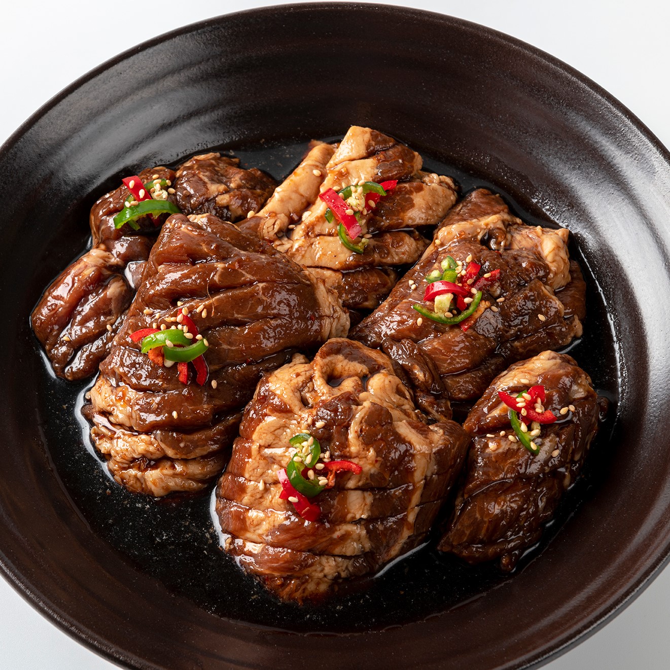 초량형제갈비 1kg 국내산 생갈비를 과일 숙성시킨 부드러운 양념돼지갈비 : 초량형제갈비